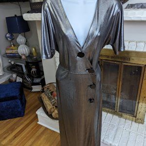 Metallic Silver ASOS dress size 12
